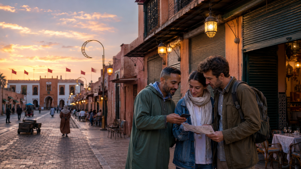 Voyage au Maroc, horaires ajustés